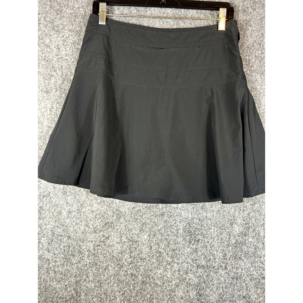 Athleta Athletic Skort Womens 4 Gray Stretch Zip Pocket Tennis Golf Shorts